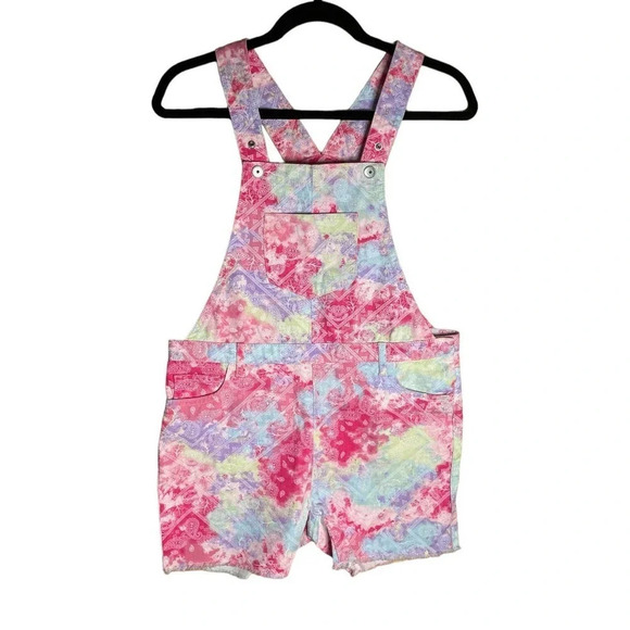 The Children's Place Other - The Children's Place Girl's Size 14 Youth NWT Tie Dye Paisley Overalls Twill